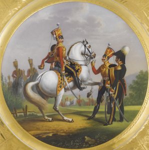 Chief Officer and Under Officer of the Life-Guards Hussar Regiment, 1829