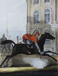 Junker of the Life-Guards Caucasian-Mountain squadron, 1829