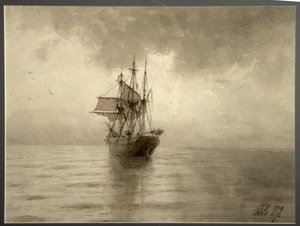 Sailing Ship by Lev Felixovich Lagorio
