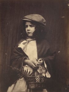 Young Girl Holding a Basket by Lewis Carroll