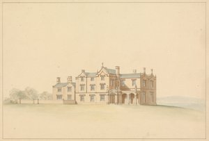 Design for a Tudoresque Villa by Lewis Vulliamy