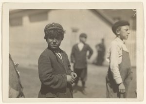 Joe (José) Mello, Acushnet Mills, New Bedford, Massachusetts by Lewis W. Hine