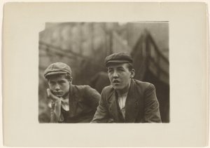 Two Boys in Coats and Caps, New Jersey