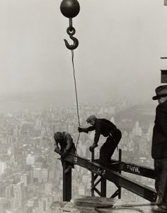 High on the Empire State Building, N.Y.