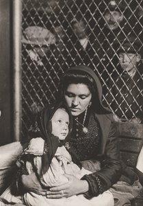 Immigrant Mother And Child by Lewis Wickes Hine