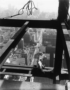 Sitting on Beam, The Empire State Building