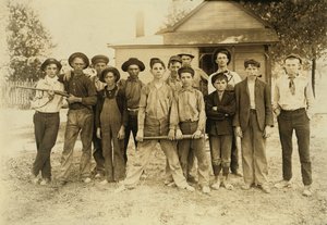 The Ball Team Composed Mostly of Glassworkers, Indiana