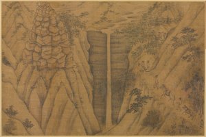 Dwelling in the Longmian Sleeping Dragon Mountains by Li Gonglin
