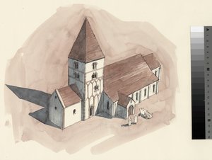 Reconstruction Drawing of St. Peter