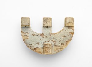Arc-shaped Pendant with Added Decoration by Liangzhu culture