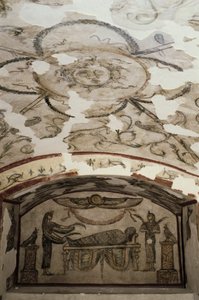 Catacombs of Kom-esh-Shuqafa, Interior of the Hypogeum of Tardan by Unbekannt Unbekannt