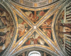 Chapel of Santa Corona vault in church of Santa Maria delle Grazie by Unbekannt Unbekannt