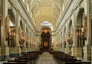 Palermo Cathedral, Interior, Nave by Unbekannt Unbekannt
