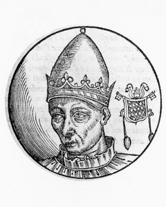 Portrait of Celestine II (Guido Guelfuccio de Castello, died 1144) by Unbekannt Unbekannt