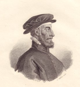 Portrait of Italian publisher and printer Paolo Manuzio
