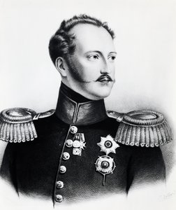 Portrait of Nicholas I Romanov, Tsar of Russia, Engraving by Unbekannt Unbekannt