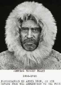 The American Explorer Robert Edwin Peary (1856-1920) Photographed in April 1909 Returning from His Expedition to the North Pole by Unbekannt Unbekannt