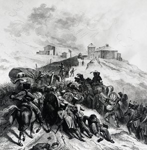 The French army crossing the Sierra de Guadarrama, December 22-24 by Unbekannt Unbekannt