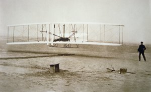 The Wright Brothers Making Their First Powered Flight by Unbekannt Unbekannt