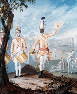 Uniforms of the French Infantry During the American Revolutionary War, Gouache by Nicolas Hoffmann