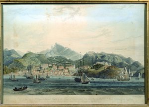 A View of the Town of St. George and Richmond Heights on the island of Grenada, engraved by William Daniell