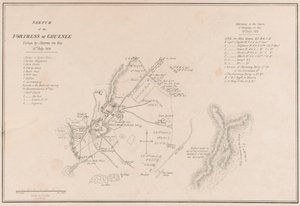 Sketch of the Fortress of Ghuznee, Taken by Storm on the 23rd July 1839 by Lieutenant Thomas Wingate