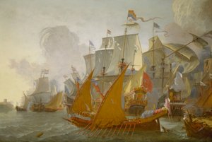 Action between the Dutch Fleet and Barbary Pirates, c.1670