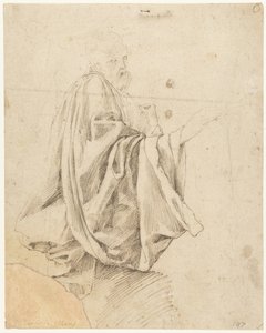 Study for a Kneeling Figure by Lieven Mehus