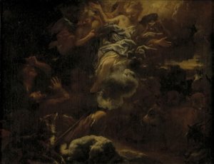 The Annunciation to the Shepherds by Lieven Mehus