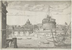 View of Rome by Lievin Cruyl