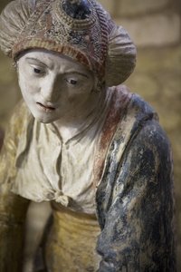 Holy Woman in a Bonnet by Ligier Richier