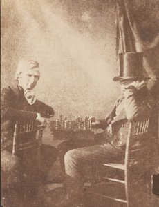 The Chess Players, ca. 1845 by Likely by Antoine François Jean Claudet.