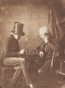 The Chess Players by Likely by Antoine François Jean Claudet.