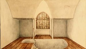 The Cold Bath Room at Aynhoe by Lili Cartwright