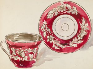 Cup and Saucer by Lillian Causey