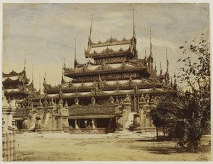 Amerapoora: Maha-Too-Lo-Bounghian Kyoung, 1855 by Linnaeus Tripe