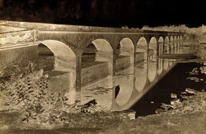 Bridge near Collector’s House, Shungavellor, India by Linnaeus Tripe