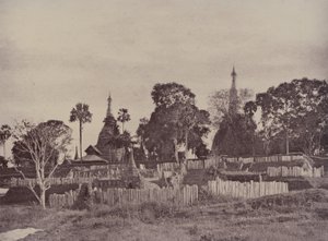 Rangoon: North Entrance to the Shwe Dagon Pagoda by Linnaeus Tripe
