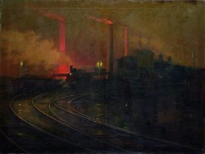 The Steelworks, Cardiff at Night