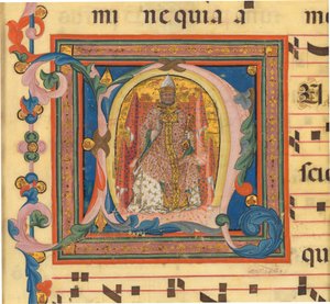 Saint Peter Enthroned by Lippo Vanni