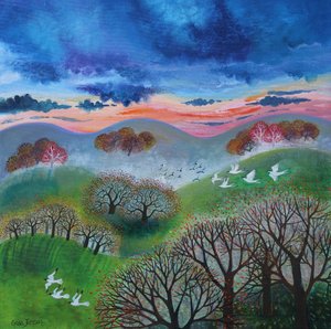 October Sunset by Lisa Graa Jensen