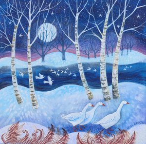 Snowy Flight by Lisa Graa Jensen