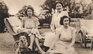 Her Majesty the Queen with the Royal Princesses