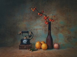 Vintage Telephone Still Life