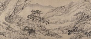 Traveling Amid Streams and Mountains, 1680