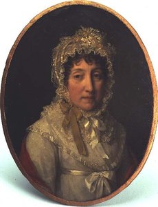 Portrait of an Elderly Lady by Lizinska Aimee Zoe de Mirbel