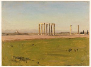 Study of Ruins in a Landscape, January 24, 1878 by Lockwood de Forest
