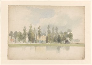House on the Vliet in Voorburg by Lodewijk Johannes Kleijn
