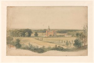 Castle Moyland near Kleve by Lodewijk Johannes Kleijn