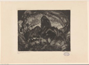 Hilly Landscape with Trees (original title: Les Arbres)